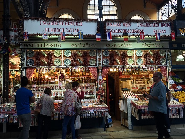 souvenir shop, Market Hall, Budapest