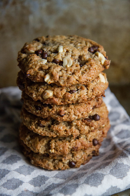 Peanut Butter Chocolate Monster Power Cookies- gluten free and vegan