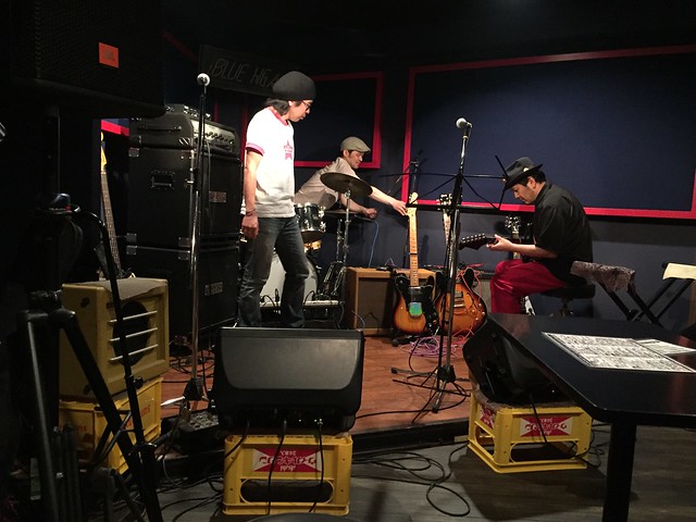 テキタクマツ live at Blue Heat, Tokyo, 08 May 2015. iphone photo