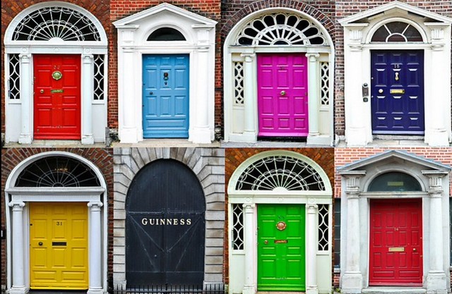 Bright Colored Doors | #LivingAfterMidnite