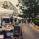 If there were ever a day to cheat on my brunch affair with the Echo, today is that day! #farmersmarket #Cincinnati