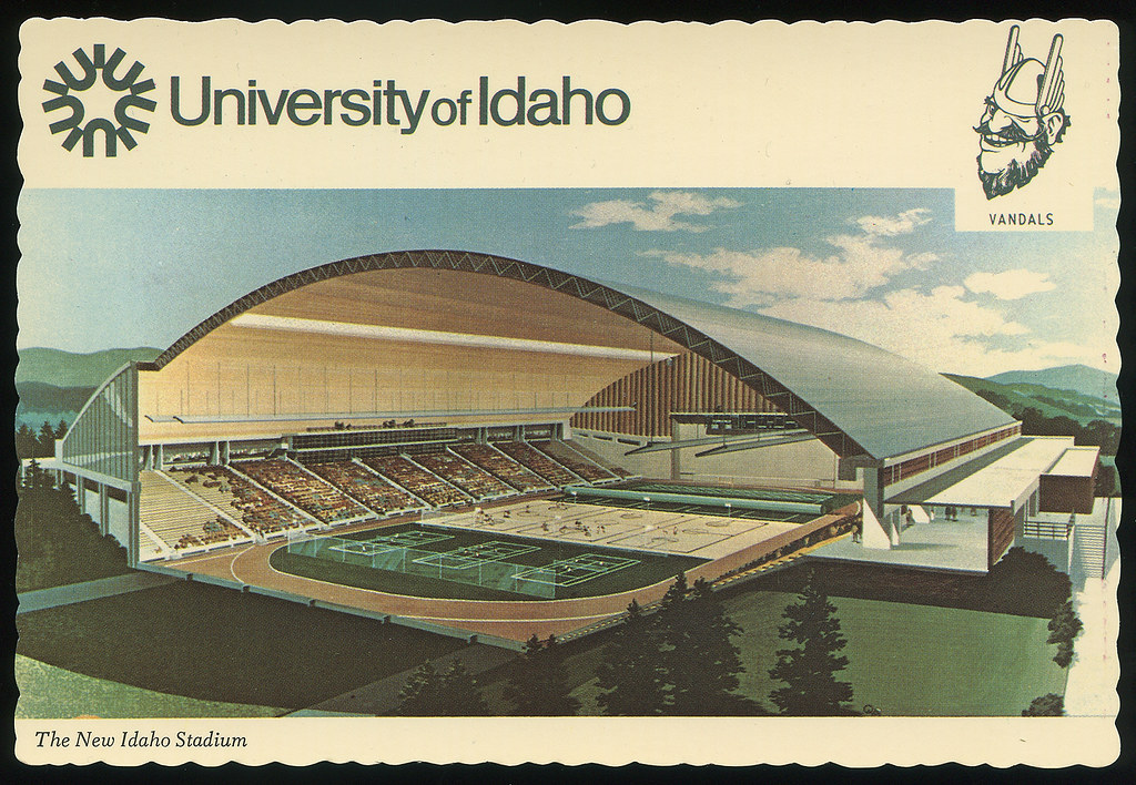 Kibbie Dome, The New Idaho Stadium, University of Idaho, c ...