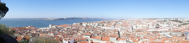 Panoramica di Lisbona