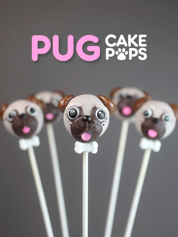 Pug Cake Pops