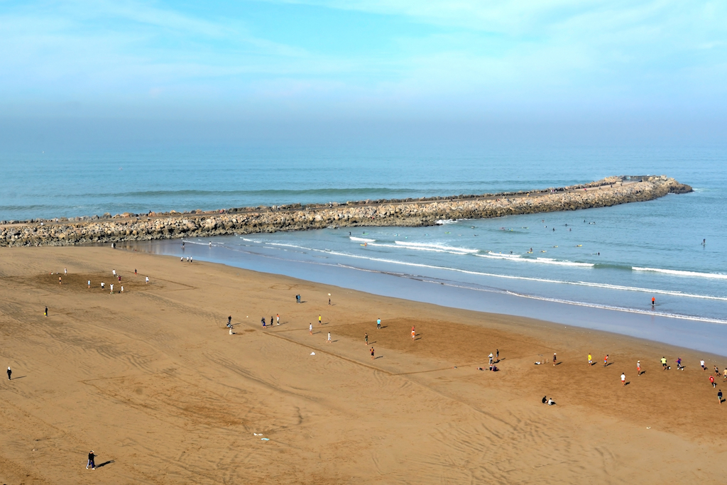 Playa en Rabat