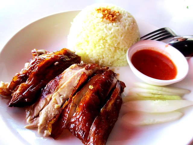 Warung BM smoked chicken with rice