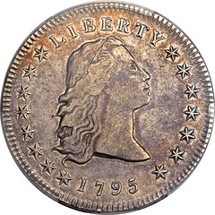 1795 Flowing Hair Dollar obverse