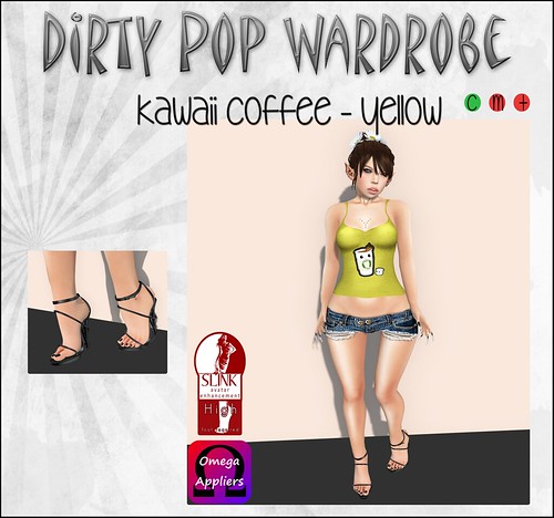 Dirty Pop Wardrobe - Kawaii Coffee - Yellow