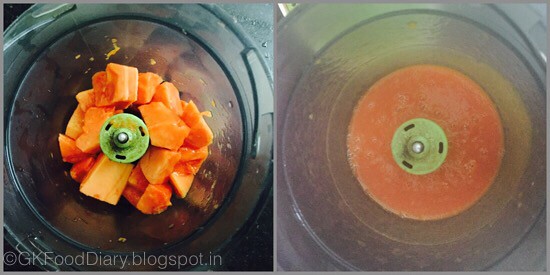 Papaya Puree - step 2