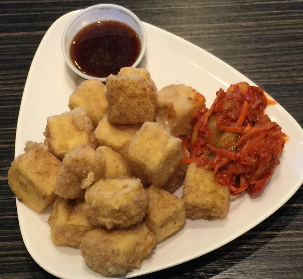 Deep Fried Tofu at Pearl Castle Cafe