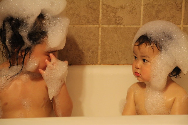 Bubble bath monsters