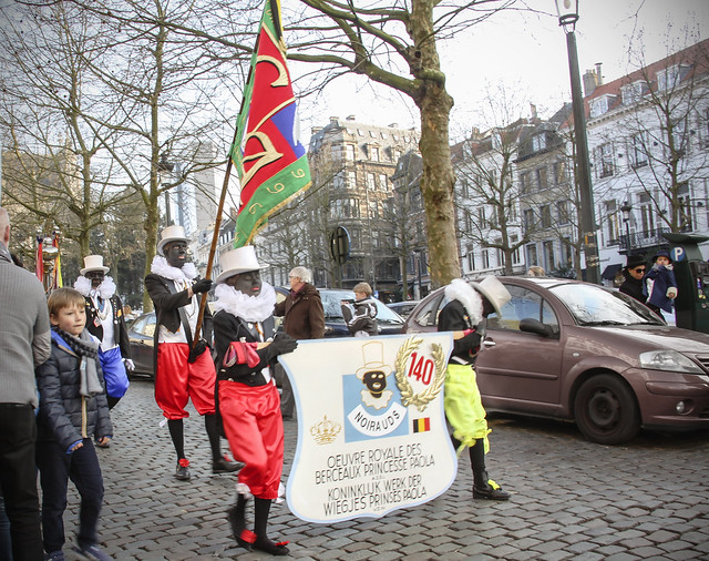 Charity fundraising parade - The Noirauds, Brussels