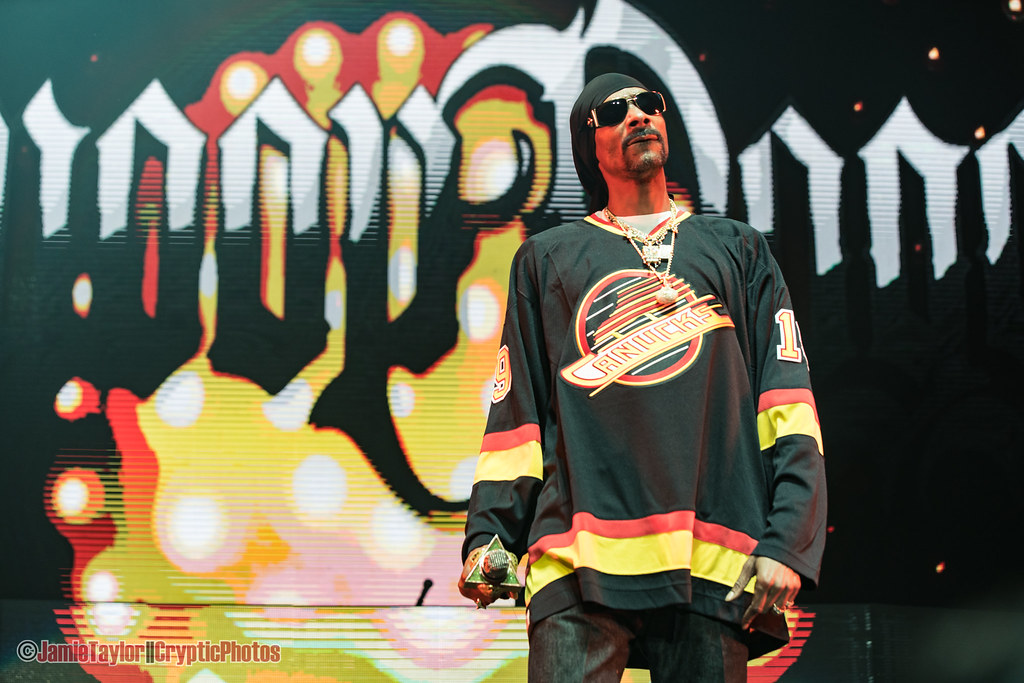 American rapper Snoop Dogg performing at Rogers Arena in Vancouver, BC on February 22nd 2019