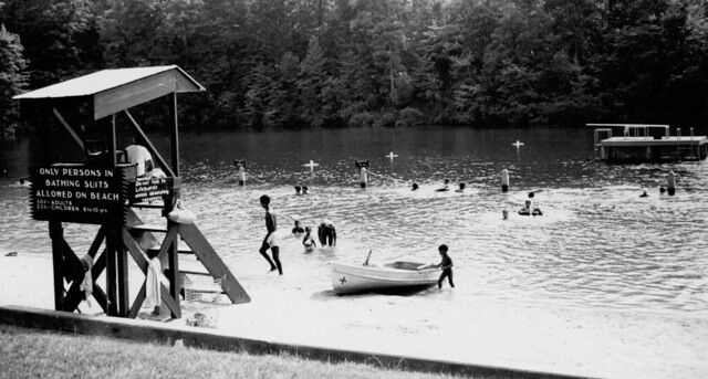 Many people learned to swim in Prince Edward Lake