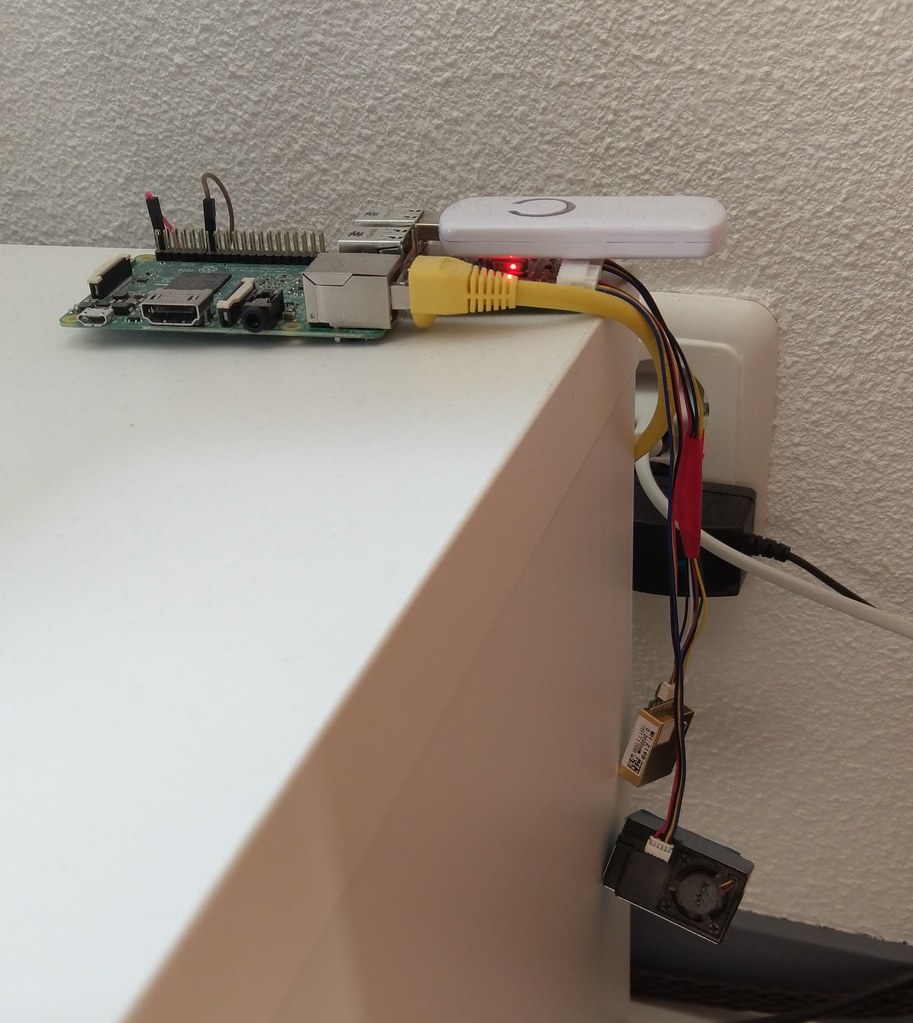 Indoor particulates sensor on Raspberry Pi