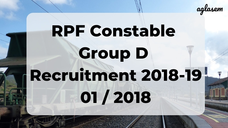 RPF Constable Group D Result 2018-19
