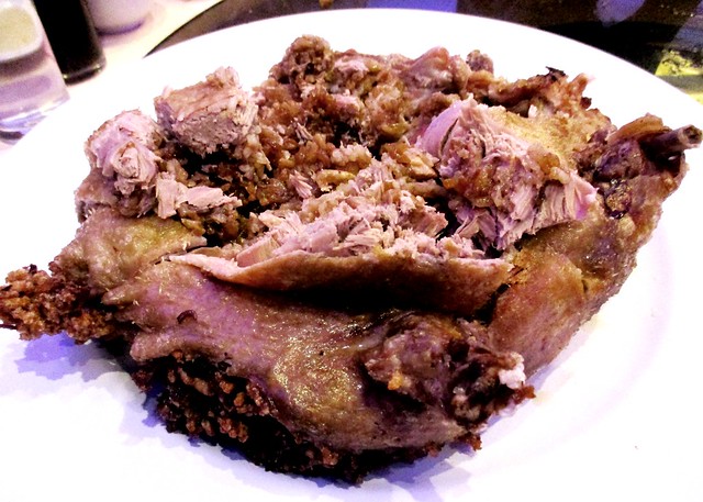 Duck stuffed with glutinous rice