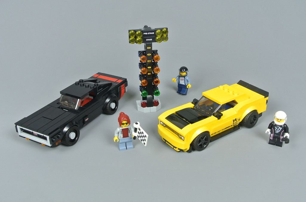 Speed Champions Dodge 2018 Challenger SRT Demon and 1970 Charger Lego 75893