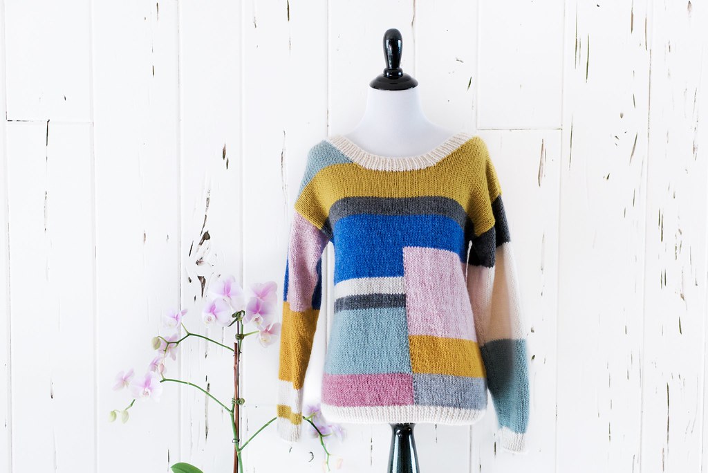 Color-block Sweater