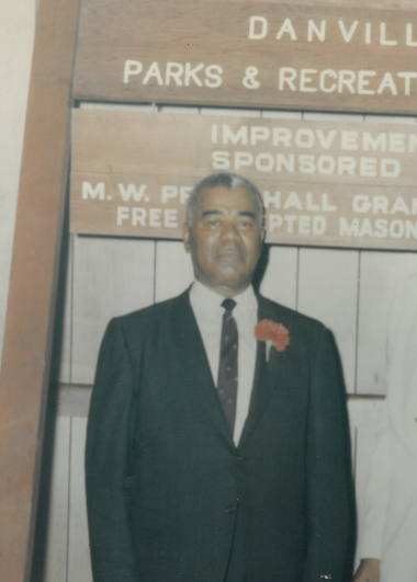 Mr. Maceo Conrad Martin in his hometown of Danville, Virginia