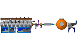 An abbreviated concept illustration shows a portion of the ASD accelerator and target vessel.