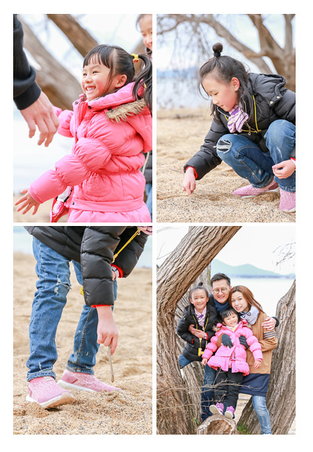 Family photo shooting at Lake Biwa, Shiga, Japan 琵琶湖（滋賀県）で家族写真