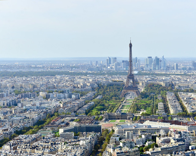 Vistas de París desde la torre Montparnasse