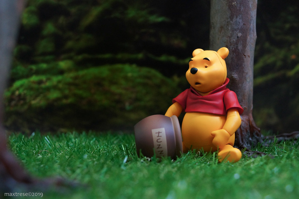 Revoltech Winnie The Pooh in Forest Diorama