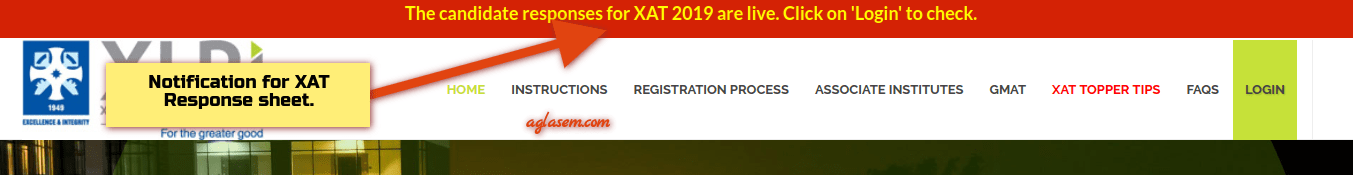XAT 2019 Answer key and Response sheet are live
