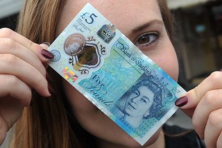 Sam Yarwood and the new five pound note