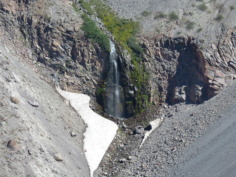 Waterfall in the Zigzag River Canyon