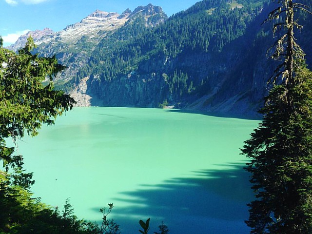 Look at where Josh hiked to today without me--Blanca Lake! I've wanted to go for ages but it's too arduous for my pregnant body. 😭