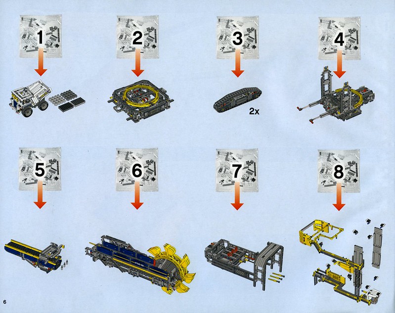  LEGO Technic Bucket Wheel Excavator 42055 Construction
