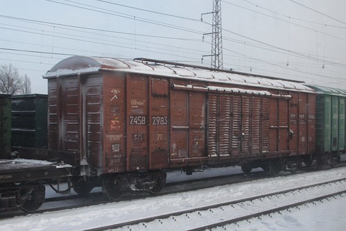 Ukrainian Railways boxvan
