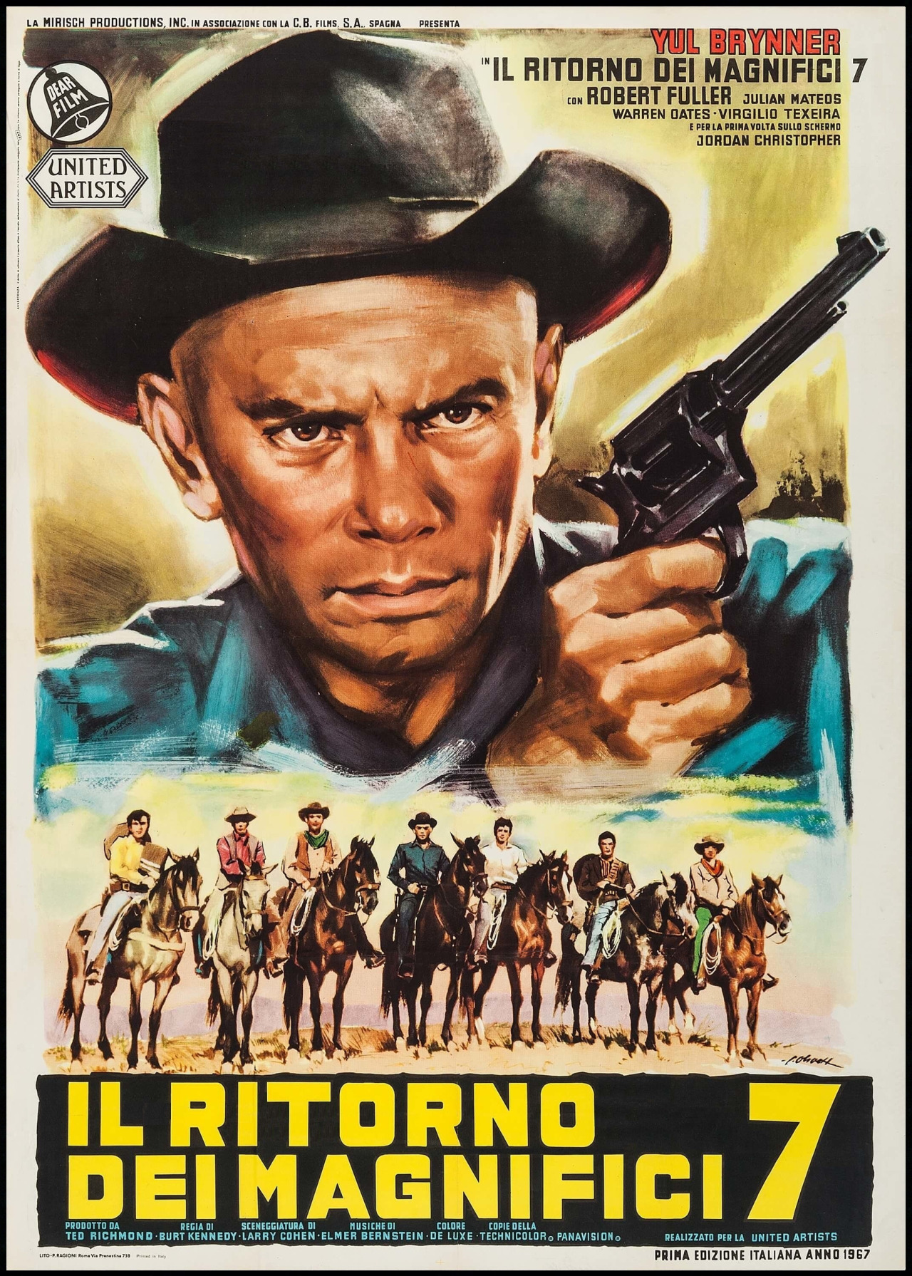 Return of the Magnificent Seven (1966) | Amazing Movie Posters