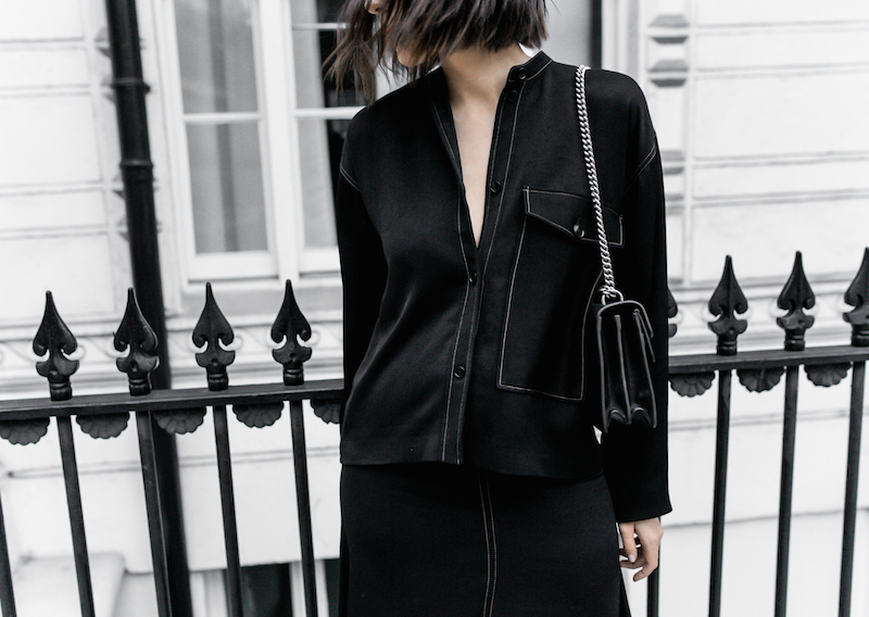 joseph london pre fall 16 matching set trend silk snakeskin loafer Gucci Dionysus bag black fashion blogger modern legacy (4 of 12)