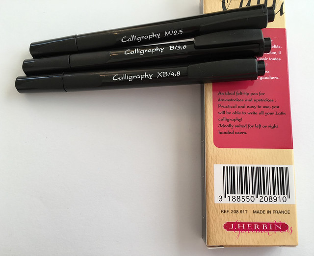 Review J. Herbin Calligraphy Markers @BureauDirect 11