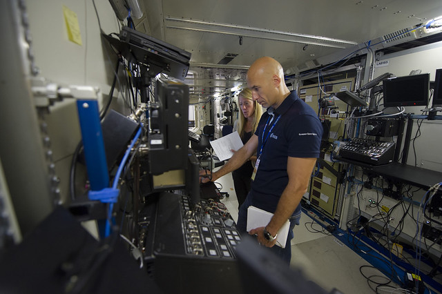 ESA Astronaut Luca Parmitano during training at JSC (EPS major c