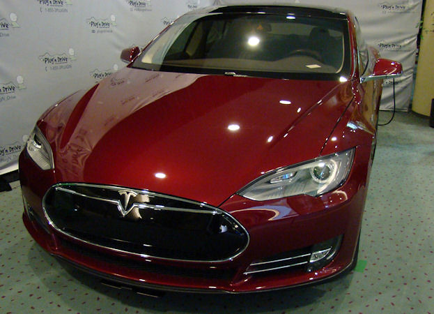 Red Telsa Model S