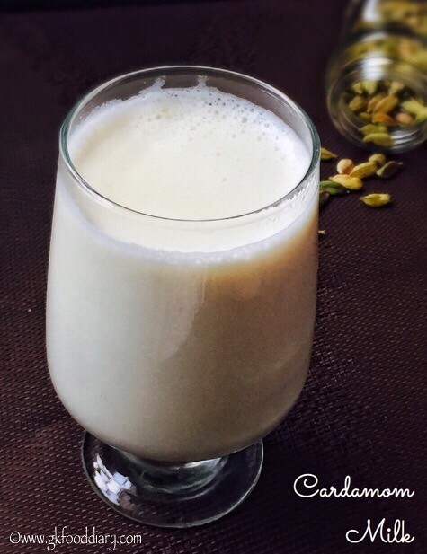 Cardamom Milk Recipe for Babies, Toddlers and Kids3