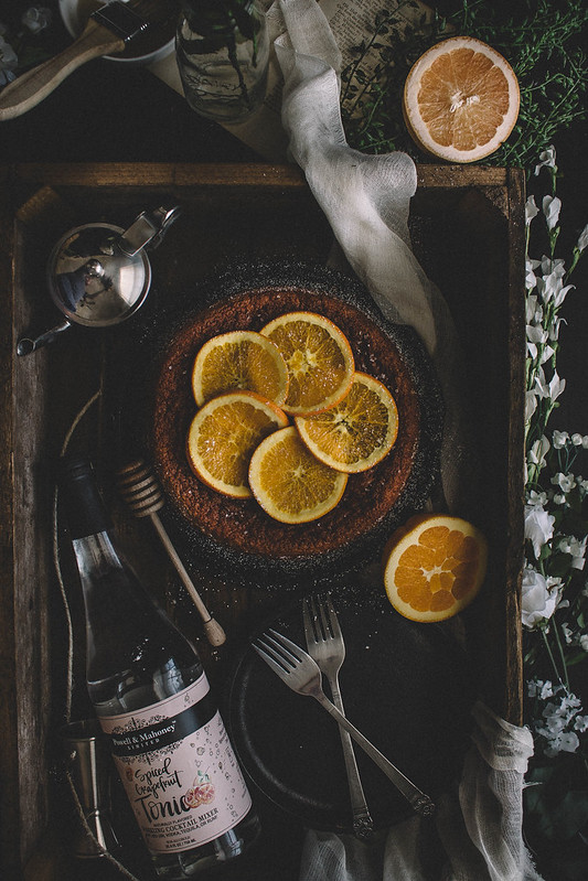 Spiced Grapefruit Sponge Cake with Candied Orange Slices || TermiNatetor Kitchen