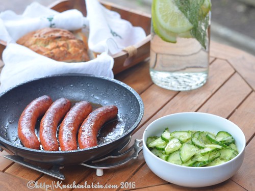Cucumber and Dill Salad with Merguez
