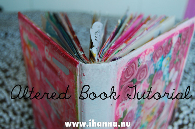 Altered Book Tutorial by iHanna @ihanna #alteredbook #tutorial