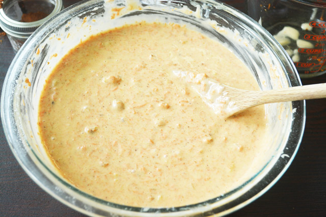 Cake mix for carrot cake