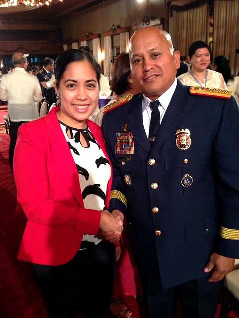 photo with PNP Chief Ronaldo dela Rosa