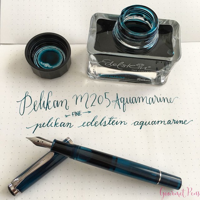 Review Pelikan Classic M205 Aquamarine Fountain Pen Review @AppelboomLaren 21