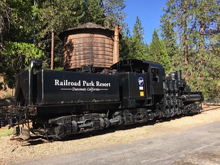 Railroad Park Resort, Dunsmuir CA, August 2016