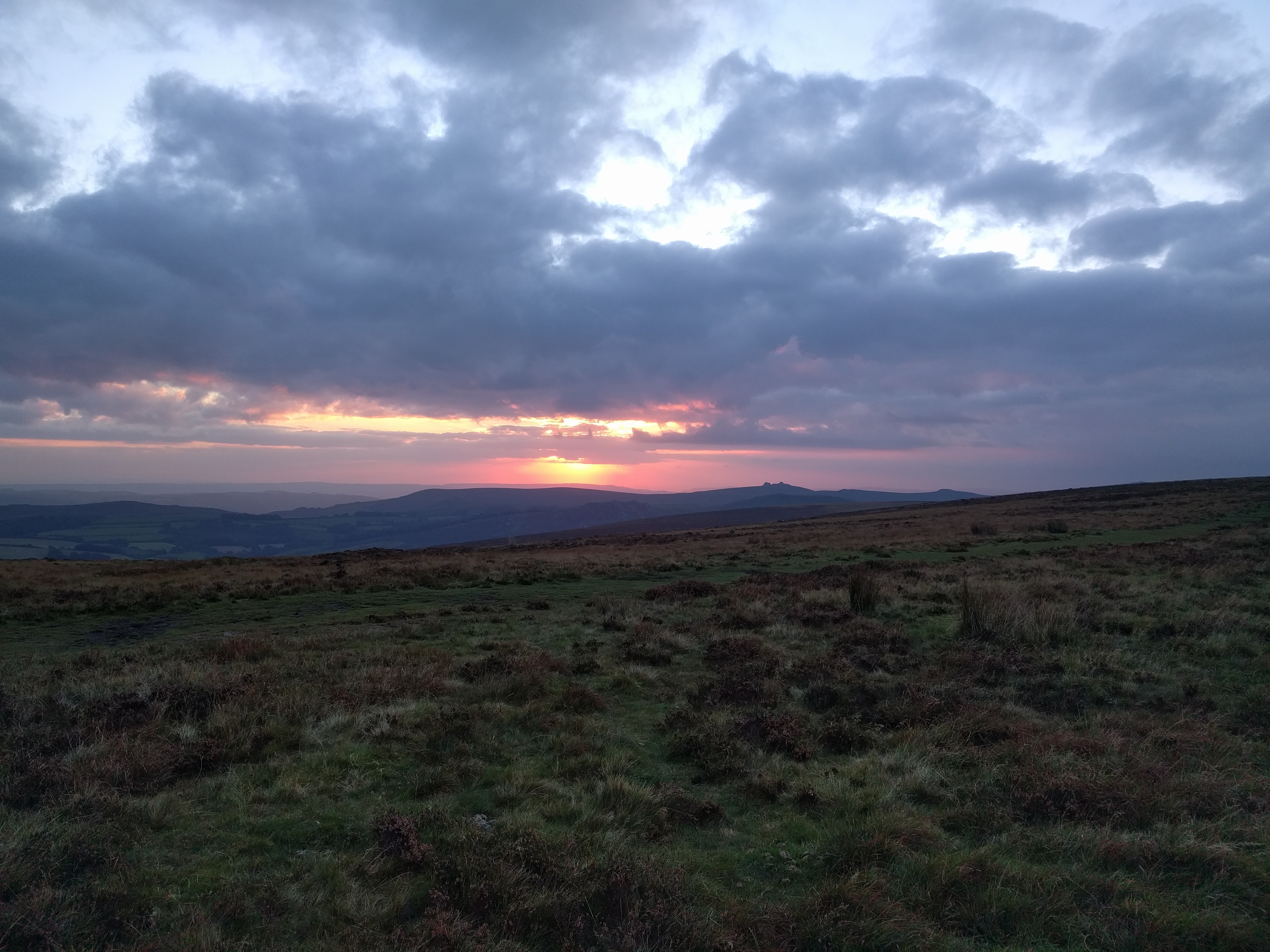 Sunrise from Two Barrows #sh #twomoorsway