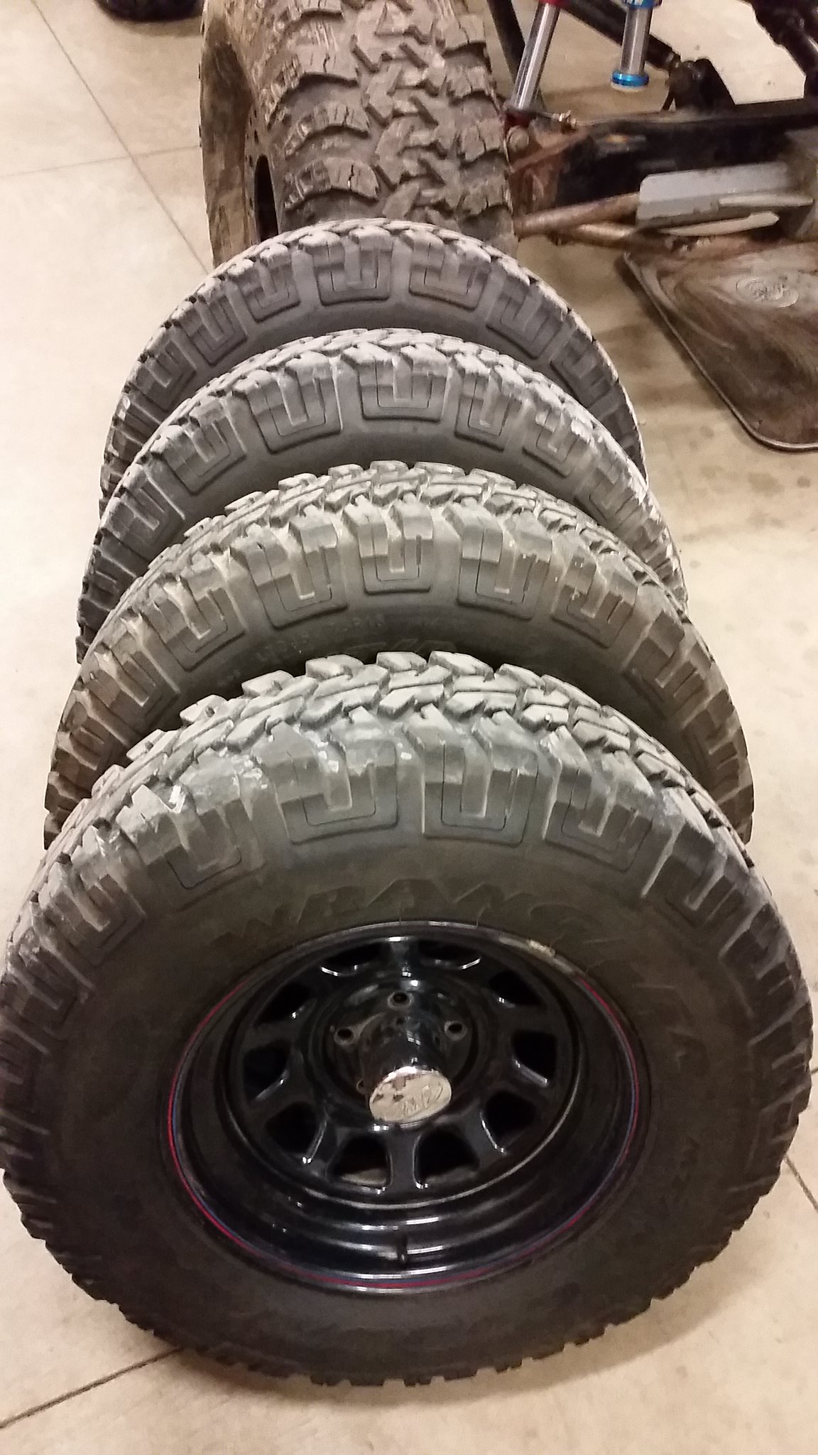 SOLD *** Goodyear Wrangler MT/R 245/75/16 on Steel D Hole Wheels - Set of 4  - $550 | Great Lakes 4x4. The largest offroad forum in the Midwest