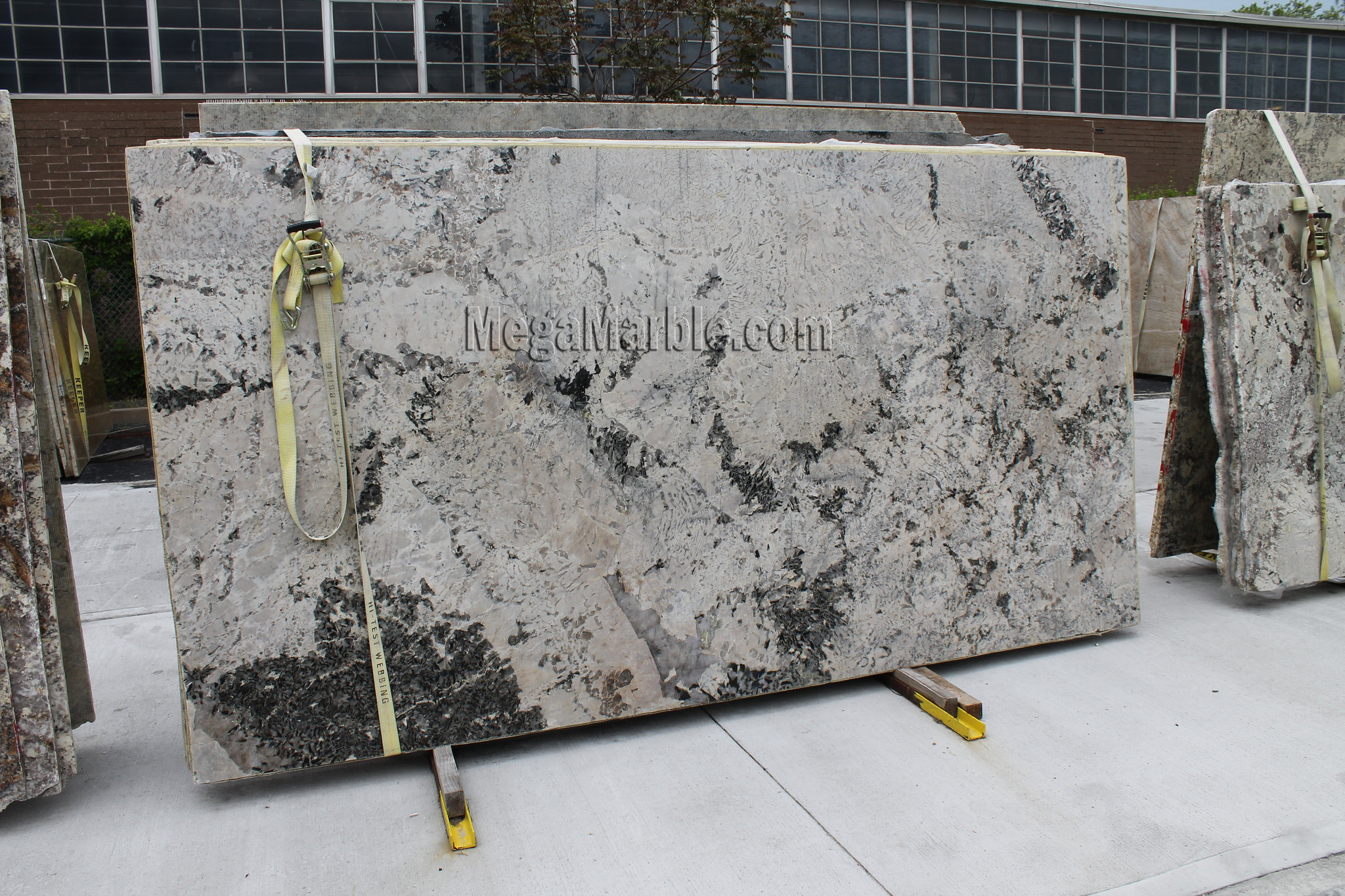 Aspen White Granite Slab